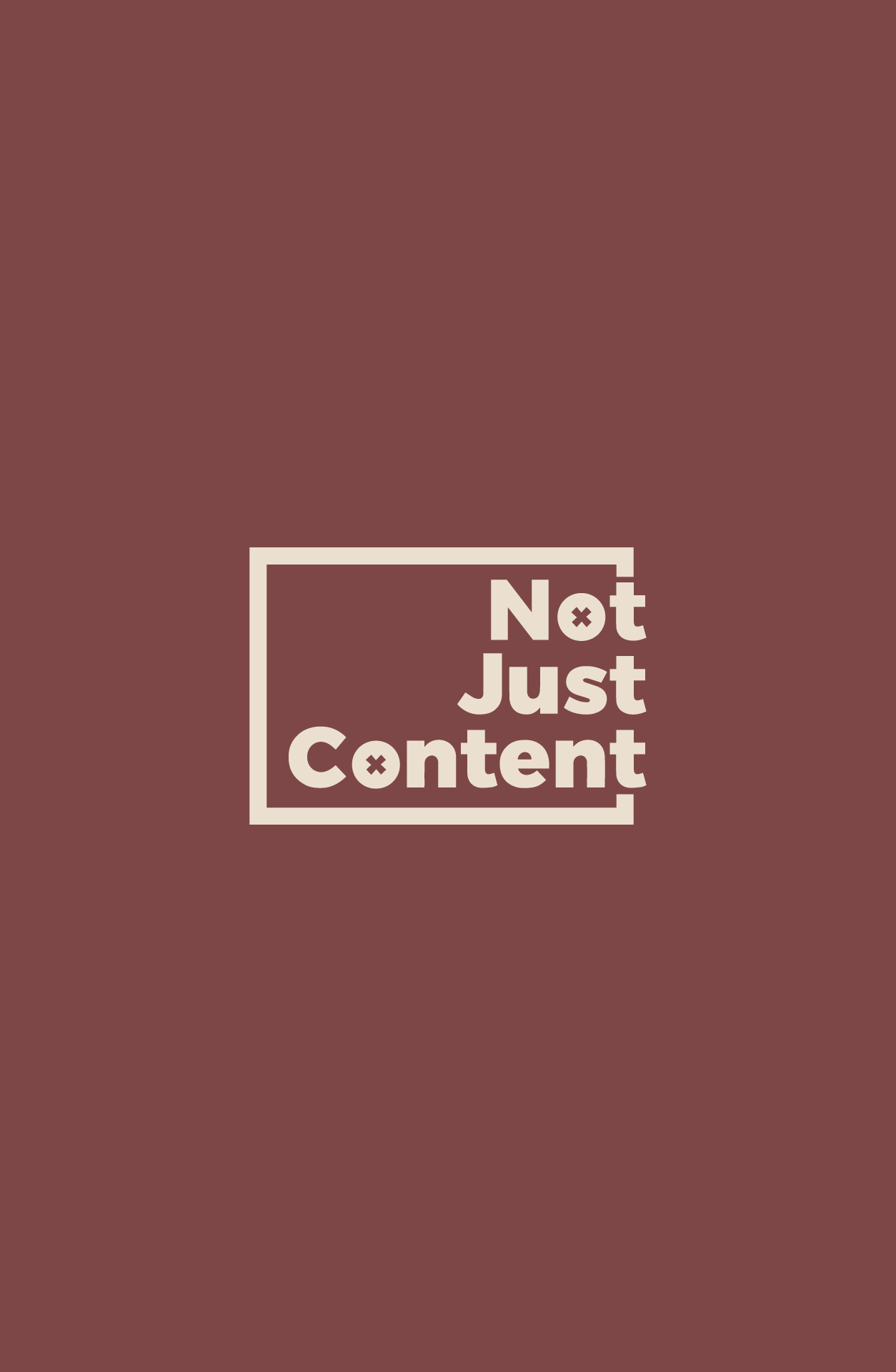 Not Just Content – variant 1