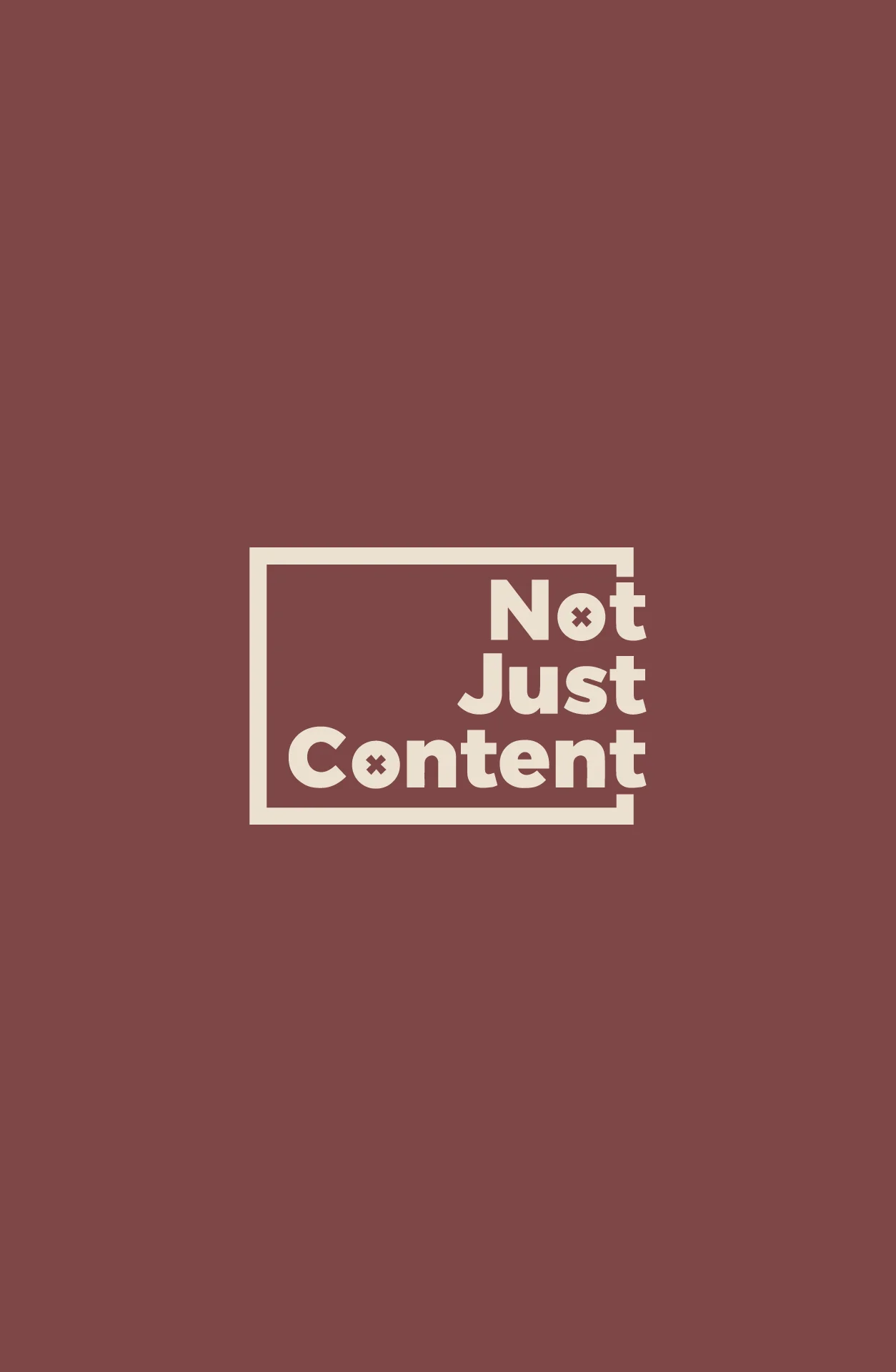 Not Just Content – variant 1