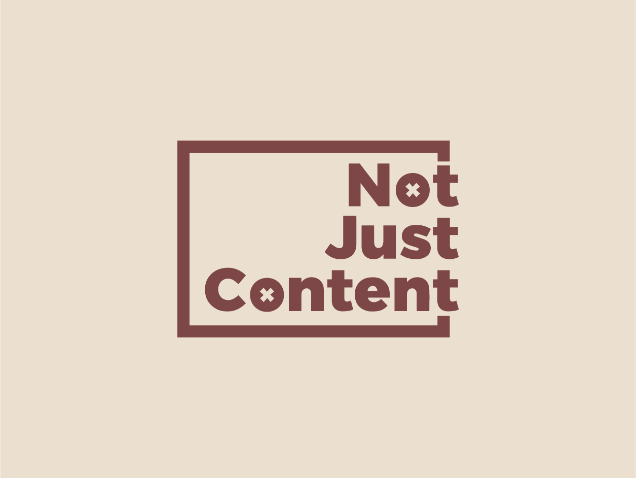 Not Just Content – variant 2